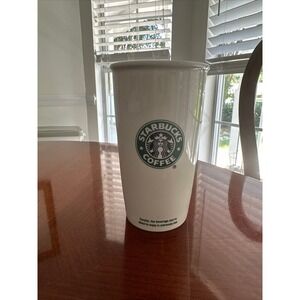 Starbucks 2007 White To‎ Go Mug, 12oz. Vintage Collectable
